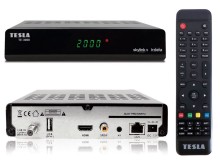 Satelitní přijímač TESLA TE-3000 DVB-S2 s FastScan a certifikací Skylink