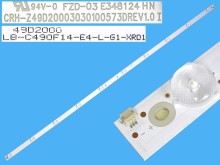 LED podsvícení LCD panelu 975mm s 10 LED diodami