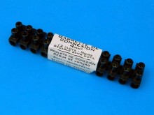 Řadová svorkovnice 10pin černá (čokoláda) 4,0mm²