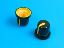 Miniaturní knoflík na potenciometr s oskou 6mm a ukazatelem