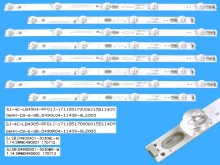 LED podsvitní sada pro Thomson TOT-49D2900 s 8 pásky DLED TOTAL ARRAY