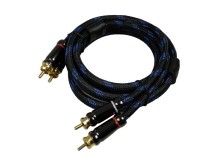 Audio kabel 2x CINCH - 2x CINCH, 1,5m s dvojitým stíněním