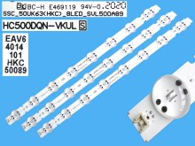 Sada LED podsvícení 520mm pro LCD TV LG 3 pásky AGM76150302