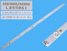 LED podsvětlení 597 mm s 6 LED pro LCD TV