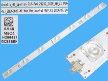 LED podsvětlení 510 mm s 7 LED diodami pro LCD TV