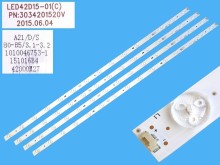 Sada LED podsvícení 855mm pro LCD TV 42" ChangHong 4 ks DLED 15