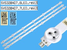 Originální LED podsvícení Grundig ZCL sada 3 pásky 590mm SVS320AD7
