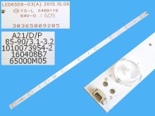 LED podsvětlení 640mm s 9 LED diodami pro LCD TV