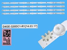 LED podsvícení sada 4 pásky 646mm pro Samsung 32" LCD TV D4GE-320DC1-R1