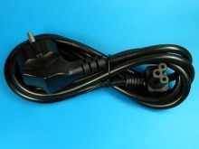 Úhlový napájecí kabel 1,5 m pro LCD/LED TV a notebooky 230V