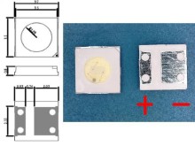 Samostatná LED dioda podsvitu 3535 / 3537 3V 1W UNI