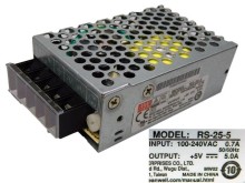 Spínaný modulový napájecí zdroj 5V 5A RS-25-5 25W