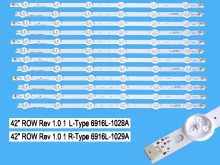 Kompletní LED podsvit sada 42" LG ROW DRT s 12 pásky