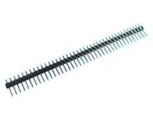 Kontaktní lišta 40 pinů 1 řada, přímá, 2.54mm, THT