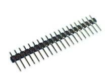 Kontaktní lišta 1 řada 20 pinů přímá 2.54mm THT