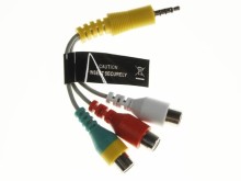AV kabel 3.5 mm jack 4 pin - 3x CINCH pro LED televize Samsung