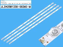 Sada LED podsvitu 780mm pro LCD TV Hisense 43" JL.D42581330-003AS-M, 4 kusy