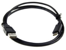 Propojovací USB kabel USB C 3.1 (M) - USB A 2.0 (M) 1m černý