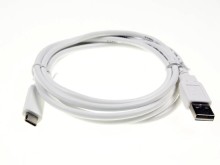 Propojovací kabel USB C 3.1 (M) na USB A 2.0 (M) 1,8 m bílý