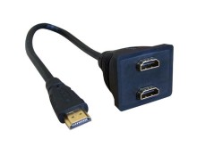 HDMI rozdvojka 1x samec na 2x samice 0,20 m