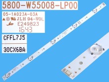 LED podsvícení 489 mm s 5 LED diodami pro LCD panel