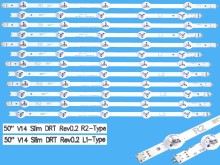 LED podsvitní sada LG 50" V14 Slim DRT Rev0.2 s 12 pásky DLED TOTAL ARRAY