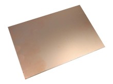 Dvouvrstvý laminátový polotovar plošného spoje 100x150x1,5 mm