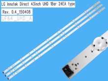 Sada LED podsvícení pro LCD TV LG 43" s 3 pásky 850mm AGF79044601AL