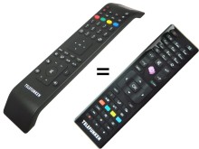 Originální dálkový ovladač VESTEL RC4800 černý 23114665 náhrada RC4870