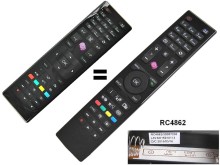 Dálkový ovladač RC4875 pro TELEFUNKEN LCD TV náhradní za RC4862