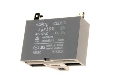 Motorový rozběhový kondenzátor 3.0uF 450V CBB61S s faston konektorem 4,8mm
