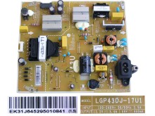 Napájecí zdrojová deska LCD TV EAY64529501 / LGP43DJ-17U1