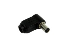 Úhlový napájecí konektor 5.5 x 2.1 mm s délkou 9 mm na kabel