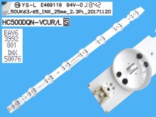 LED podsvícení 520mm s 8 D-LED diodami pro LCD TV
