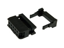 IDC konektor samice 10pin zařezávací na plochý kabel