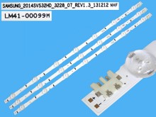 LED podsvícení 32" Samsung sada BN96-30445A DLED 648mm 7 LED