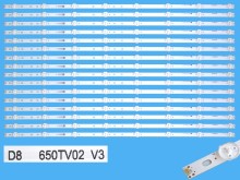 LED podsvitní sada pro Sony 65" LCD panel 650TV02 V3 s 16 pásky