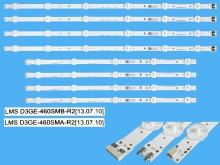 Kompletní LED podsvícení sada 8 pásků pro Samsung 46" LCD TV