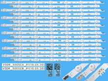 LED podsvit sada Samsung 50" 16 pásků 13LED BN96-38479A + BN96-38480A 1025mm