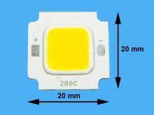 LED COB čip 10W teplá bílá, tenké provedení