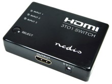 HDMI přepínač 3 vstupy na 1 výstup s podporou Full HD a 3D