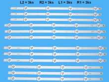 Sada LED podsvícení LG 47" 12 pásků AGF78400801AL1 DLED TOTAL ARRAY