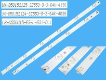 LED podsvit 1108mm pro LCD TV ChangHong 55" - sada 11 LED