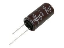 Elektrolytický kondenzátor 3300uF 50V 105°C Nippon KMG