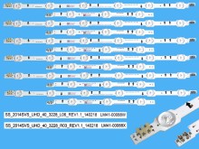 LED podsvitní sada Samsung 12 pásků BN96-32174A + BN96-32175A 837mm pro LCD TV 40"