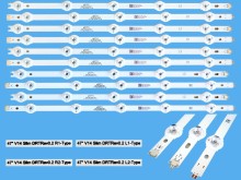 LED podsvícení sada 47" Slim 930mm 10 pásků pro LG a Panasonic