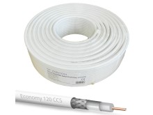 Koaxiální kabel Zircon Economy 124 CCS 75 Ohm, 100 m klubo