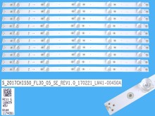 Sada LED podsvitu 545mm pro LCD TV Hisense 55" 10 kusů