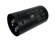 Motorový rozběhový kondenzátor 108-130uF 250V s konektory