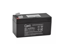Olověný 12V 7Ah akumulátor Geti s Faston konektory 6,3 mm